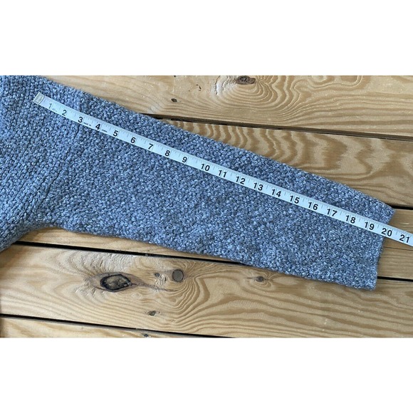 RESERVED Long Open Front Knit Cardigan Sweater L - Picture 7 of 8